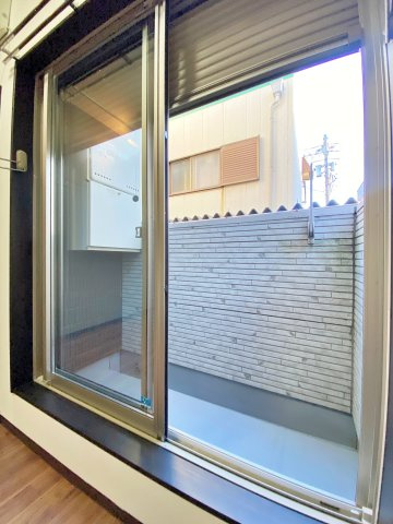 Creo高畑弐番館のバルコニー