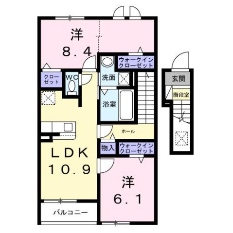 【間取り】 | ラ　フォンテ