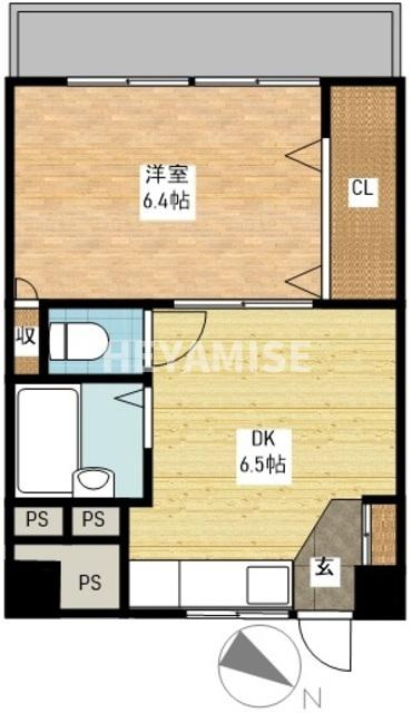 Ks平野町の間取り