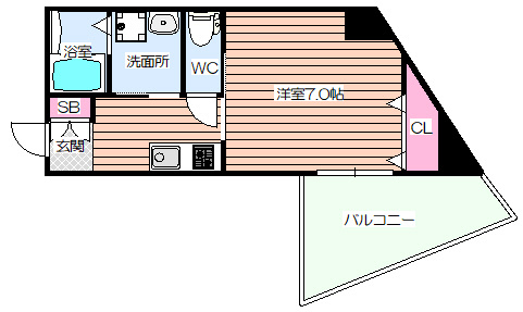【間取り】 | アウラ新大阪