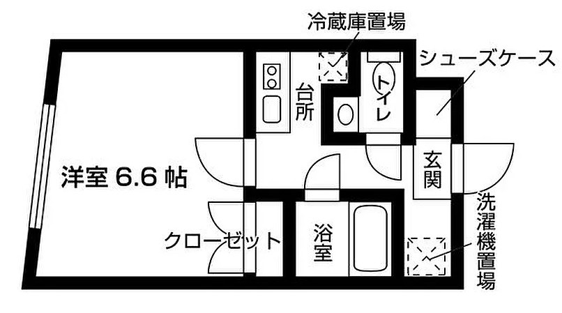 カメリア高円寺の間取り