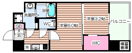 【間取り】 | セレニテ江坂ルフレ