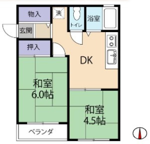 サニーヴィラの間取り