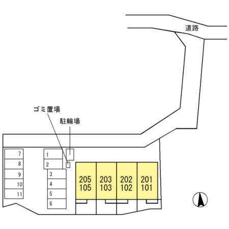 ZEFIROの区画図