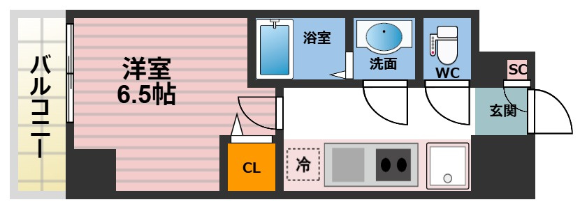ArtizA瓦屋町Ⅱの間取り