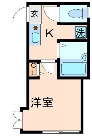 Ｍｅｉｎｅ　Ｂｕｒｇの間取り|間取りです。
