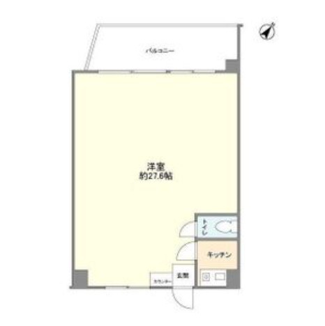 原宿コーポ別館の間取り