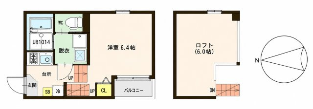 ハーモニーテラス醍醐和泉Ⅱの間取り