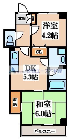 【間取り】 | パルティグⅡ