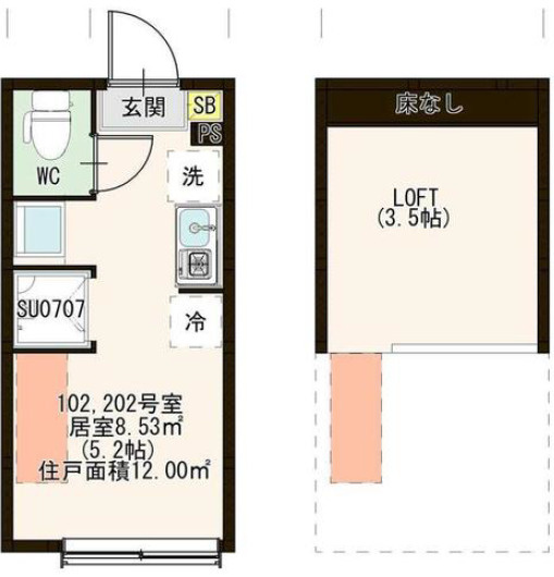 キュリア上井草の間取り