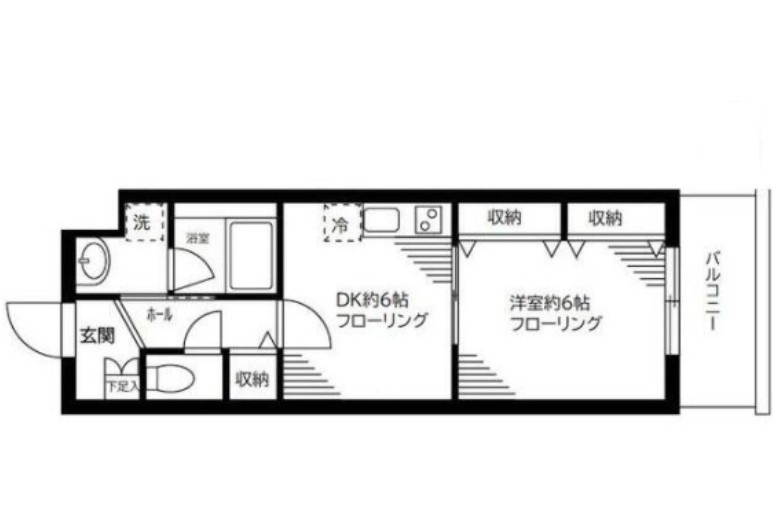 サニーコート東綾瀬の間取り|間取りです。