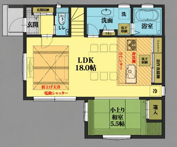 和光市新倉３期の間取り