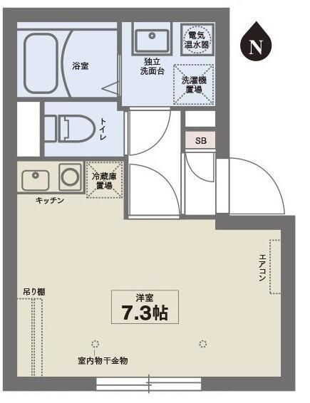 ＣＯＣＯＦＬＡＴ東中野の間取り