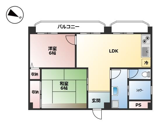 【間取り】 | 103大稲マンション