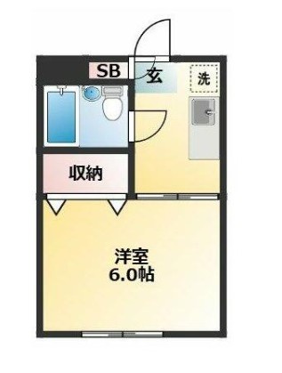 サンライズの間取り|間取りです。