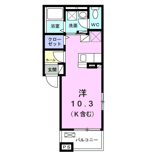 カルムコート向ヶ丘の間取り|間取図