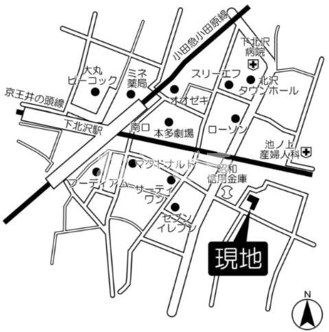 芙蓉ハイツⅡの地図