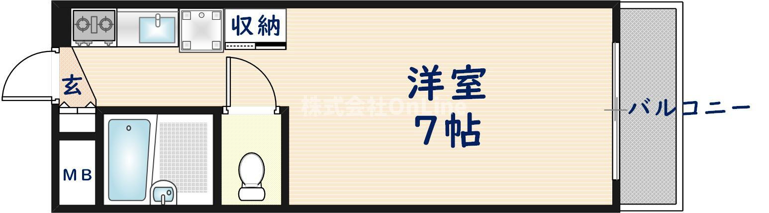 ノアーズアーク長田21の間取り