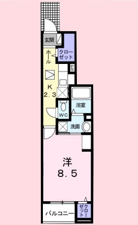 アバンツァート西町の間取り
