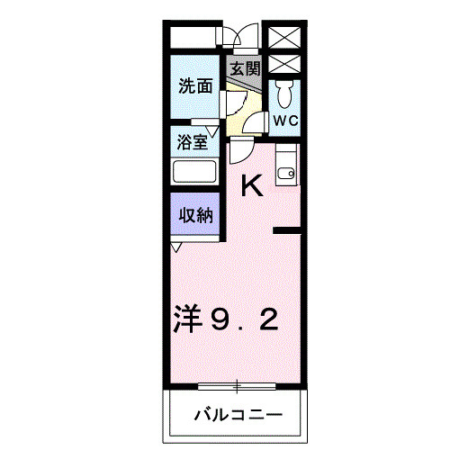 あすなろハウスⅡの間取り