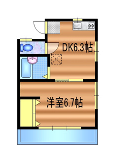 【間取り】 | コーポけやき