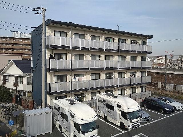 レオパレス元住吉桜下の外観|きれいな外観です