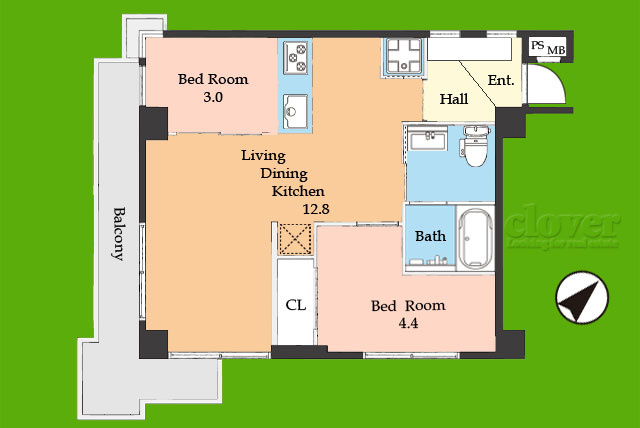 【間取り】 | ライオンズマンション池上第3 | お部屋の間取り図です。機能的な造りをご確認ください。～即日のご見学可能～　お問合せはお気軽に。