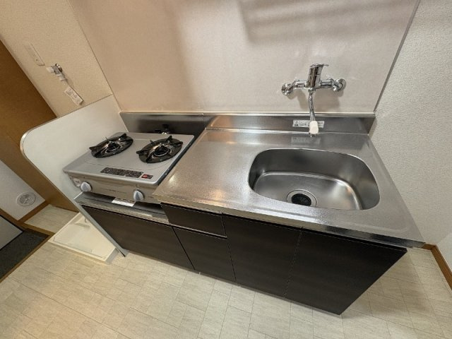 コンパクトなキッチンで掃除もラクラク