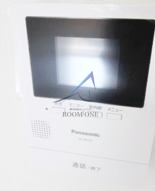 テレパレス柏てるて　北街区　４号棟のセキュリティ|モニター付きインターホンです。