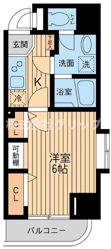 HF関内レジデンスの間取り