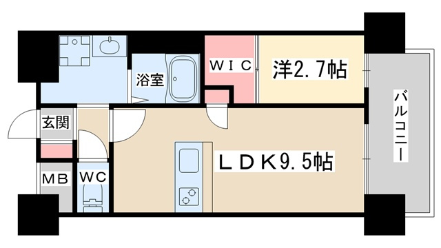 【間取り】 | セレニテフラン天満