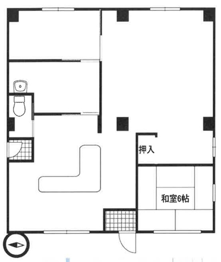 アズママンションの間取り