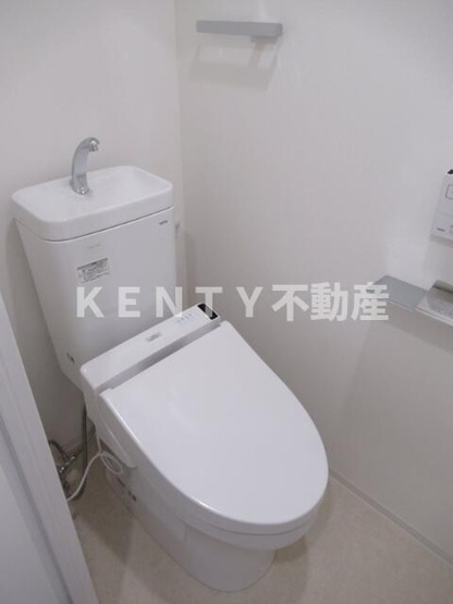 【トイレ】 | ＡＺＥＳＴ矢口渡 | 落ち着いた色調のトイレです