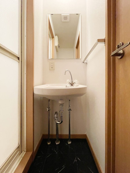 【洗面所】 | 新品家具付きマンション博多駅前17(KaGood福岡)