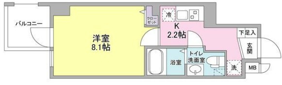 アザレアテラスの間取り|間取りです。