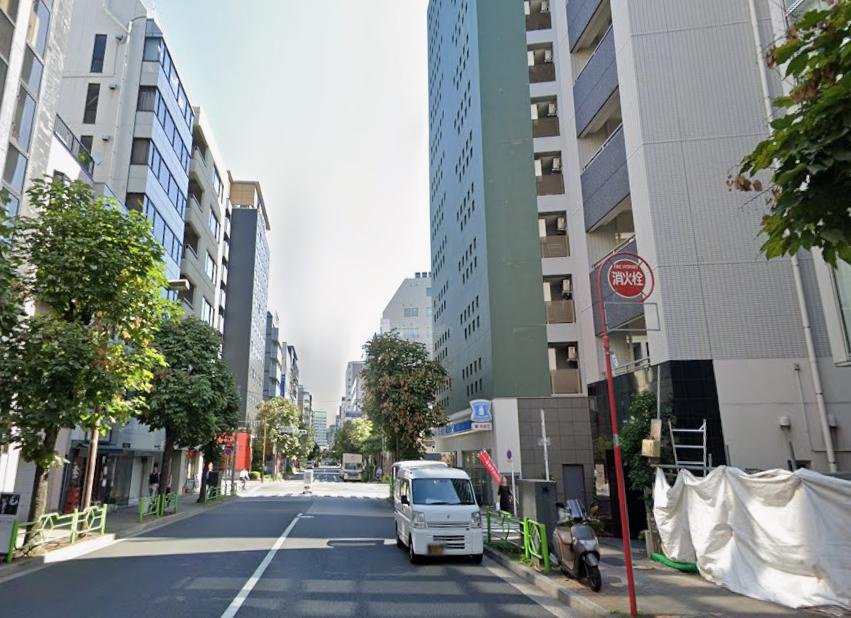 中央区新富１丁目の店舗事務所の周辺