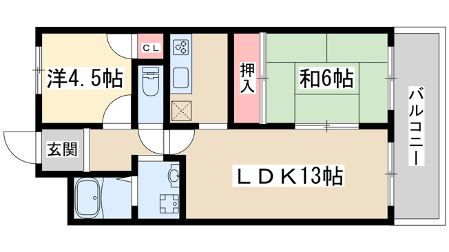【間取り】 | グレイス谷川