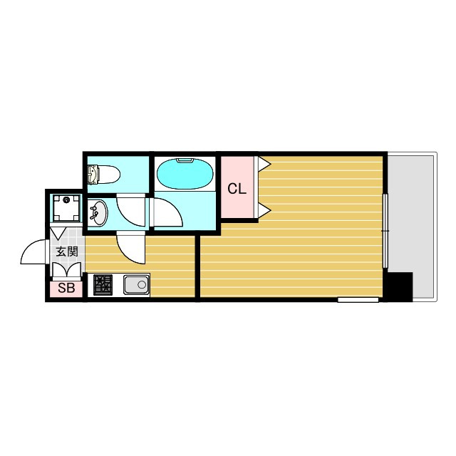 東明マンション新東の間取り