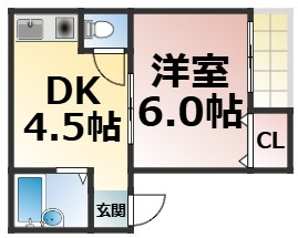 【間取り】 | ファーストイン森ノ宮　仲介手数料無料