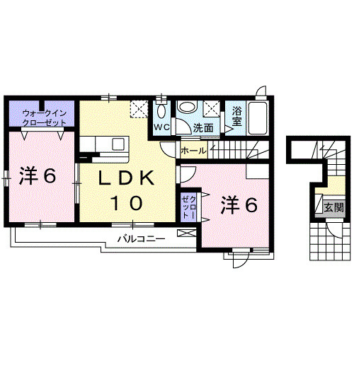 クローバーの間取り