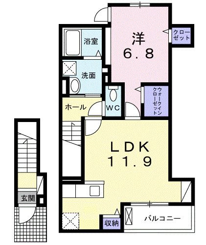 Ｍ・アーバンヒルズ府中の間取り