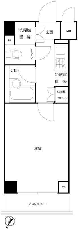 ルーブル武蔵小杉弐番館 の間取り