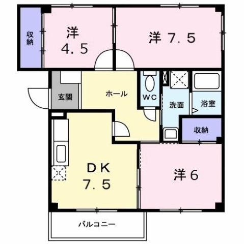 マンション久保１号の間取り