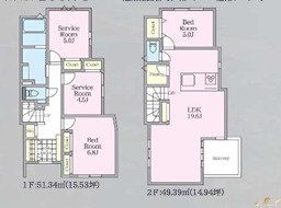 茅ヶ崎市中島　新築戸建　全２棟の間取り|２号棟