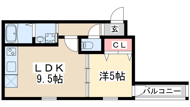 【間取り】 | フジパレス塚本駅東