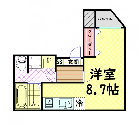 【間取り】 | シャトーレ立葉