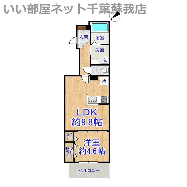 アリエッタの間取り|ひと味違う？不動産屋のイメージを変えたい！『いい部屋ネット千葉蘇我店』へ是非お越しください♪