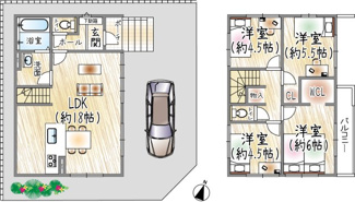 【間取り】 | 待兼山町