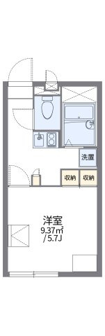 レオパレスＷｉｌｌ　竹原の間取り