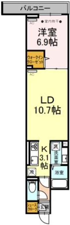 グラナーデ高野台の間取り